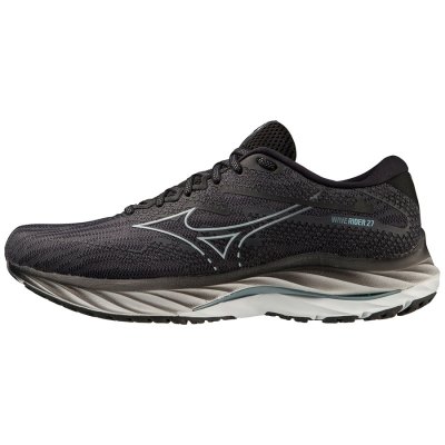 Zapatillas Para Correr Mizuno WAVE Rider 27 Mujer - Azules / Negros - Chile M297DBJSGQ